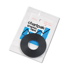 Graphic Tape,Permanent,Self-Adhesive,1/16"x648",Matte,Black