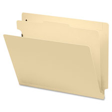 Classificatn Folders,w/Fasteners,1 Divider,Lgl,10/BX,Manila