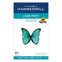 Laser Print Paper,24 lb.,98 GE, 8-1/2"X14", 500 Sht/RM, WE