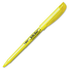 Highlighter,w/ Pocket Clip,Chisel Point,Nontoxic,Asst.