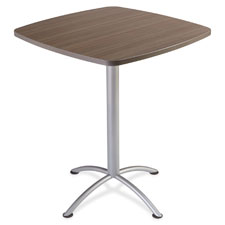 ILand Table/Contour, 36" Square/42" H, Teak