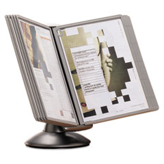 Desk Reference System,20 Sht Cap.,Motion,Graphite