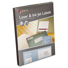 Return Address Labels, 5.5"x8.5", 200/BX, White
