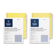 DIVIDERS,INSERT,5-TAB,CLEAR