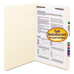 Top-Tab Folder, 1 Fastener/Pos 1, Legal, 50/BX, MA