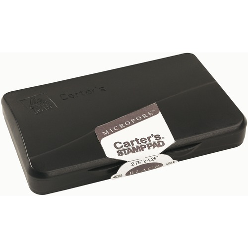 Micropore Stamp Pad, Size 2, 3-1/4"x6-1/4", Black