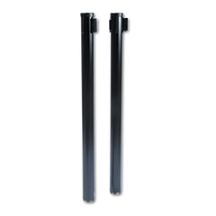 Stanchion Posts, Box 1 of 2, 40"H, 2/BX, Black
