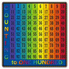 Counting To One Hundred, 12'x12', Multi