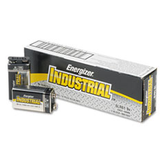 Alkaline Industrial Battery, 9 Volt, 12/BX