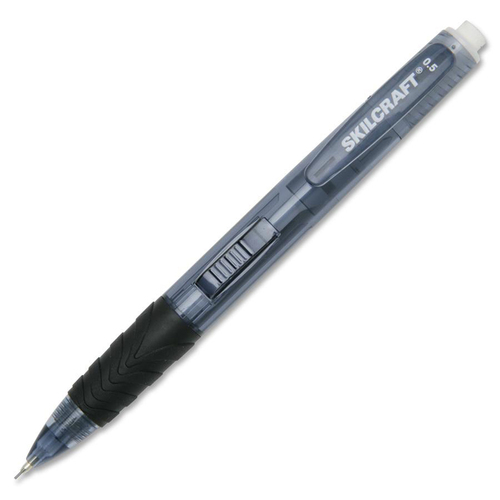 Mechanical Pencil, .5mm, Fine Pt, HB No. 2, 6/BX GY Barrel