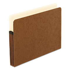 Expanding File Pockets, 3-1/2" Expansion, Letter, Red