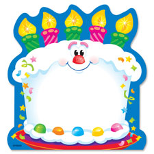 Note Pad w/Birthday Design, 5"x5", 50 Sheets, Multi