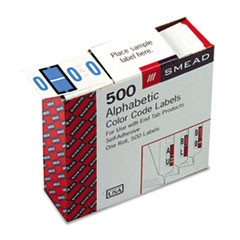 Color Code Labels, "O", 1"x1-1/4", 500/RL, Blue