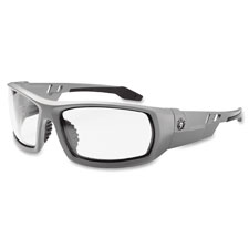 Clear Lens Safety Glasses, Gray