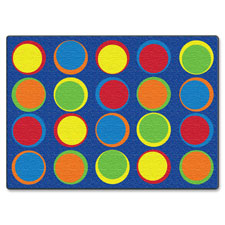 Sitting Spots Seating Rug, Rectangle, 10'9x13'2, Multi