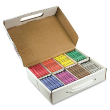 Crayons Masterpack, Large, 200/BX, Ast