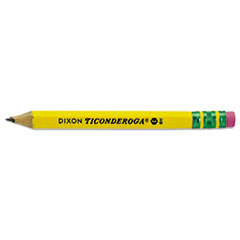 Golf Pencil, Ticonderoga, 3.5", 72/BX, Yellow