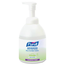 Instant Green Hand Sanitizer, Foam, 535mL, Clear