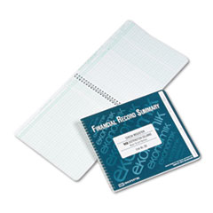 Check Register,10 Col.,8-3/4"x10",Green Ink/WE Paper