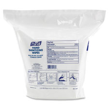 Purell Sanitizing Wipes, 1200/PK, White