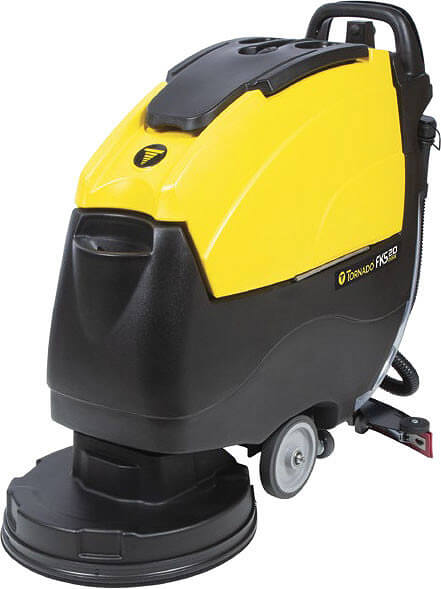 SCRUBBER/FLOORKEEPER 20" BRUSH ASSIST w/Batteries