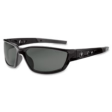 Blade Stely Smoke Lens Safety Glasses, Black