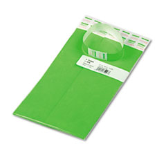 Tyvek Wrist Bands, 5"x10", Green