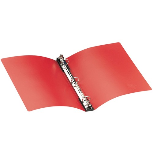 Hanging Storage Binder,3 Ring,1" Capacity,11"x8-1/2",Red