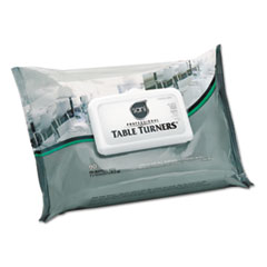 Table Turner Wet Wipes, 7 X 11 1/2, Whit