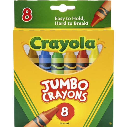 CRAYON,JUMBO,8 BX,AST
