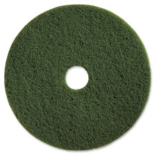 Scrubbing Floor Pads, 20", 5/CT, Green