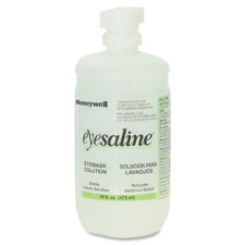 Eyewash Bottle, Saline, Extended Flow Nozzle, 16 oz.