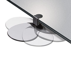 Clamp On Mouse Platform, 1/2"x7-3/4"x8", Black