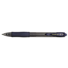Gel Pen,Retractable/Refillable,Fine Point,Navy Blue Ink