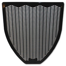 Urinal Mat, Z-Mat, .5"x17"x20.4", 6/CT, Black