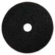 Floor Stripping Pads, 14", 5/CT, Black