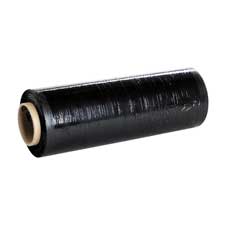 Stretch Film, Heavyweight, 80 Gauge,8"x1500' RL, 4/CT, Black