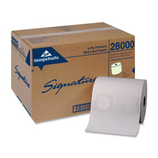 Signature Roll Towels,Non-Perf,2-Ply,7-7/8"x350',12/CT,WE