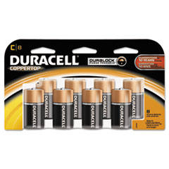 Alkaline Battery, Size C, 8/PK