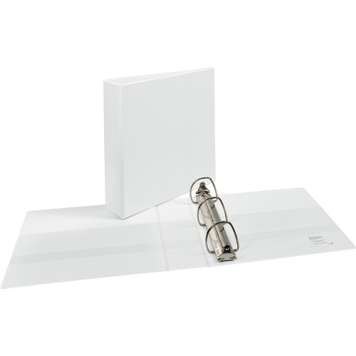 Slant-Ring View Binder, 2" Capacity, 11"x8-1/2", White