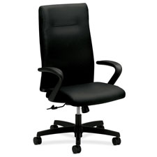 CHAIR,EXECUTIVE,W/ARMS,BK